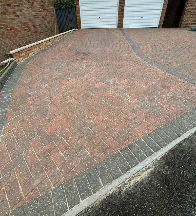 Driveway pressure washing in Medway (Gillingham, Chatham & Rochester)